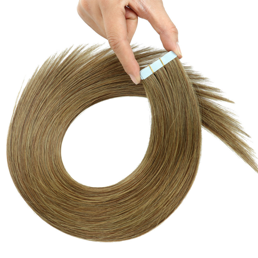 Double-sided Adhesive Hair Extension Piece PU Hair Wig Double-sided Adhesive Hair Extension Piece PU Hair Wig